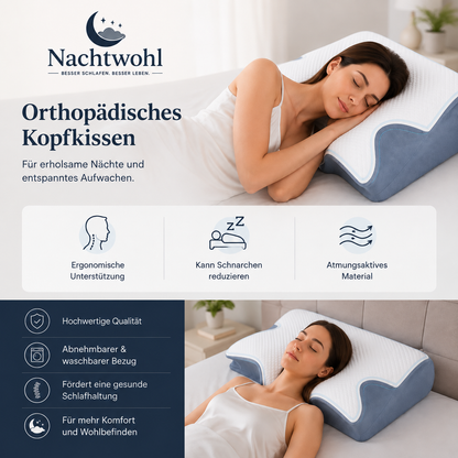 Schnarch-reduzierendes Kopfkissen