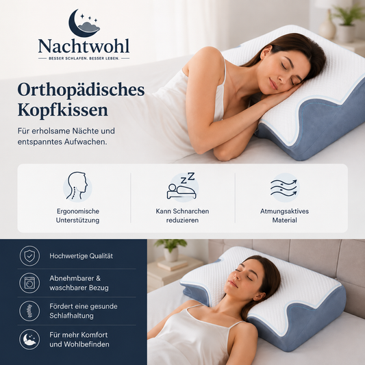 Schnarch-reduzierendes Kopfkissen