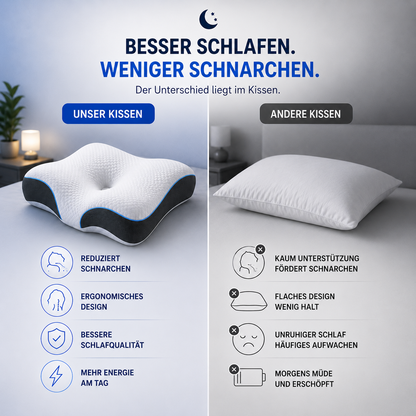 Schnarch-reduzierendes Kopfkissen
