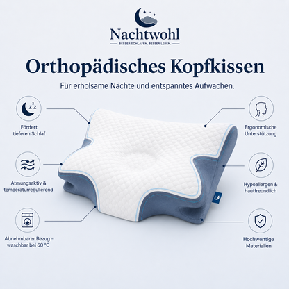 Schnarch-reduzierendes Kopfkissen